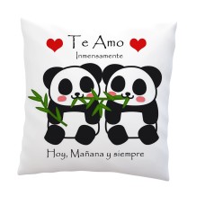 Almohadones Pareja de Pandas